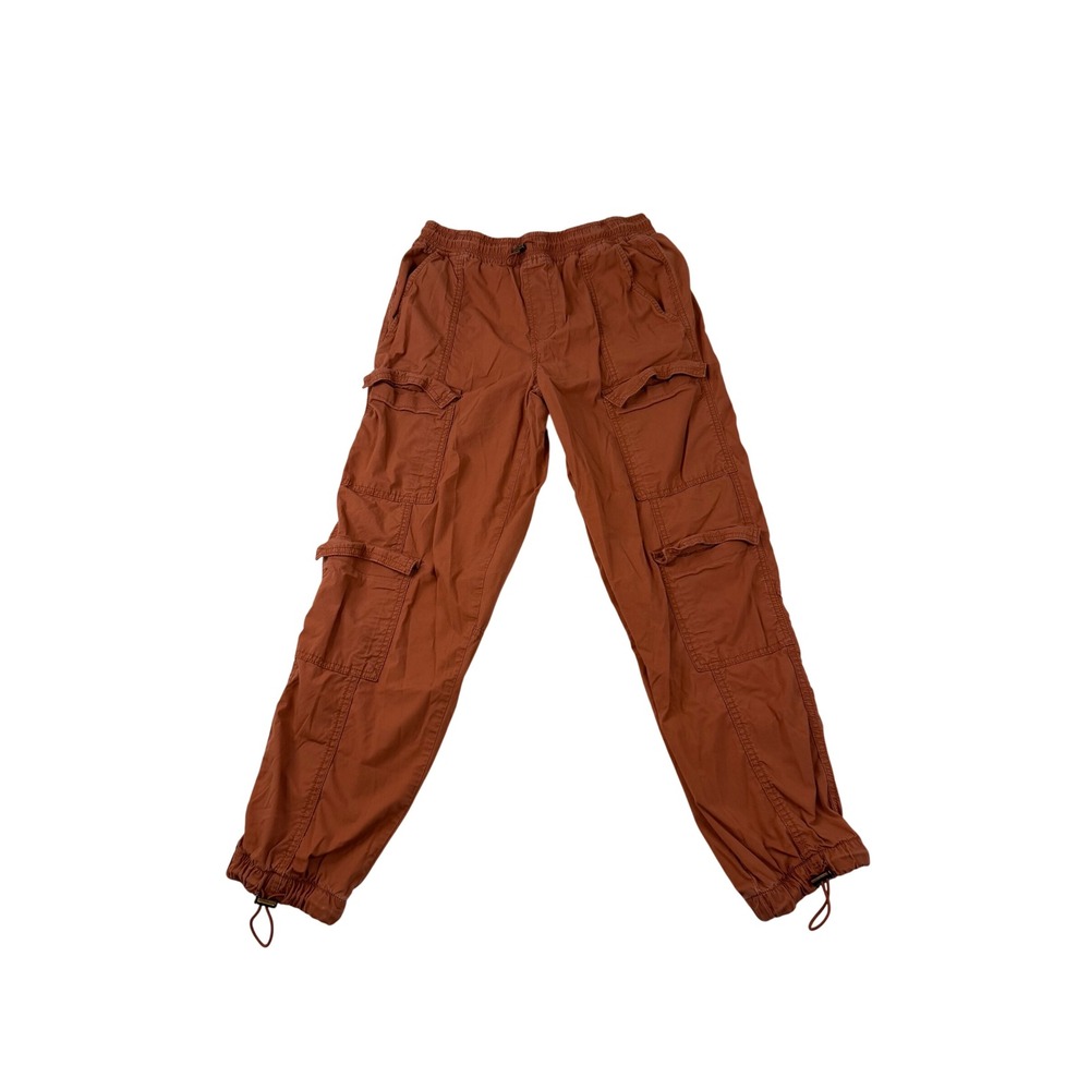 Arizona Jean  Men Small Burnt Orange Cargo Jogger Pants Bunge Cuff Stretch 1584